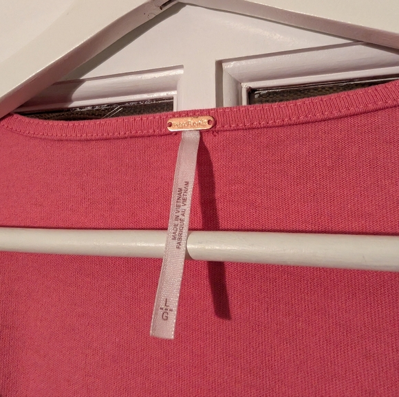 FREE PEOPLE kitty tee - pink - large - Picture 5 of 6